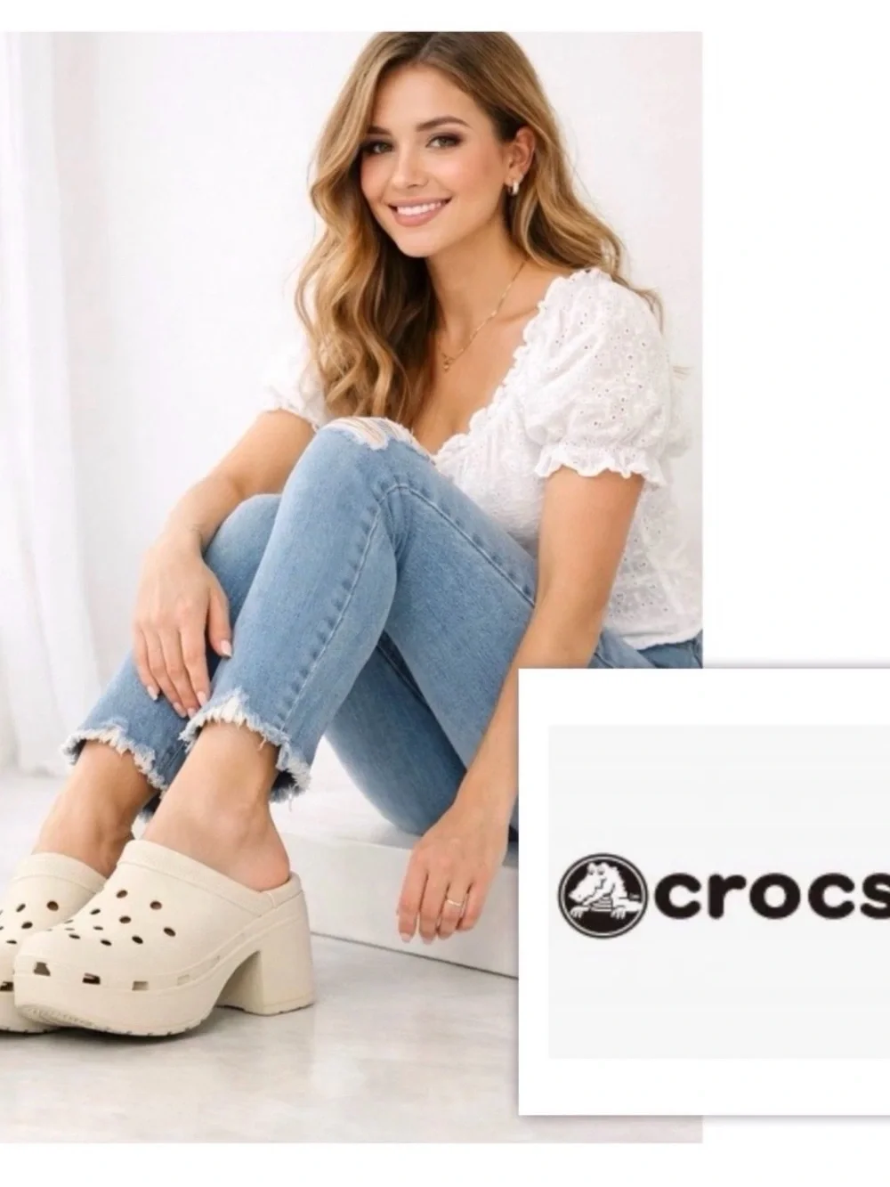 CROCS chunky platform